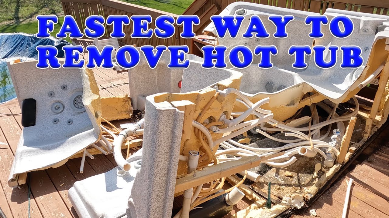 Hot Tub vs. Sawzall - Easily Remove Old Hot Tub with Reciprocating Saw