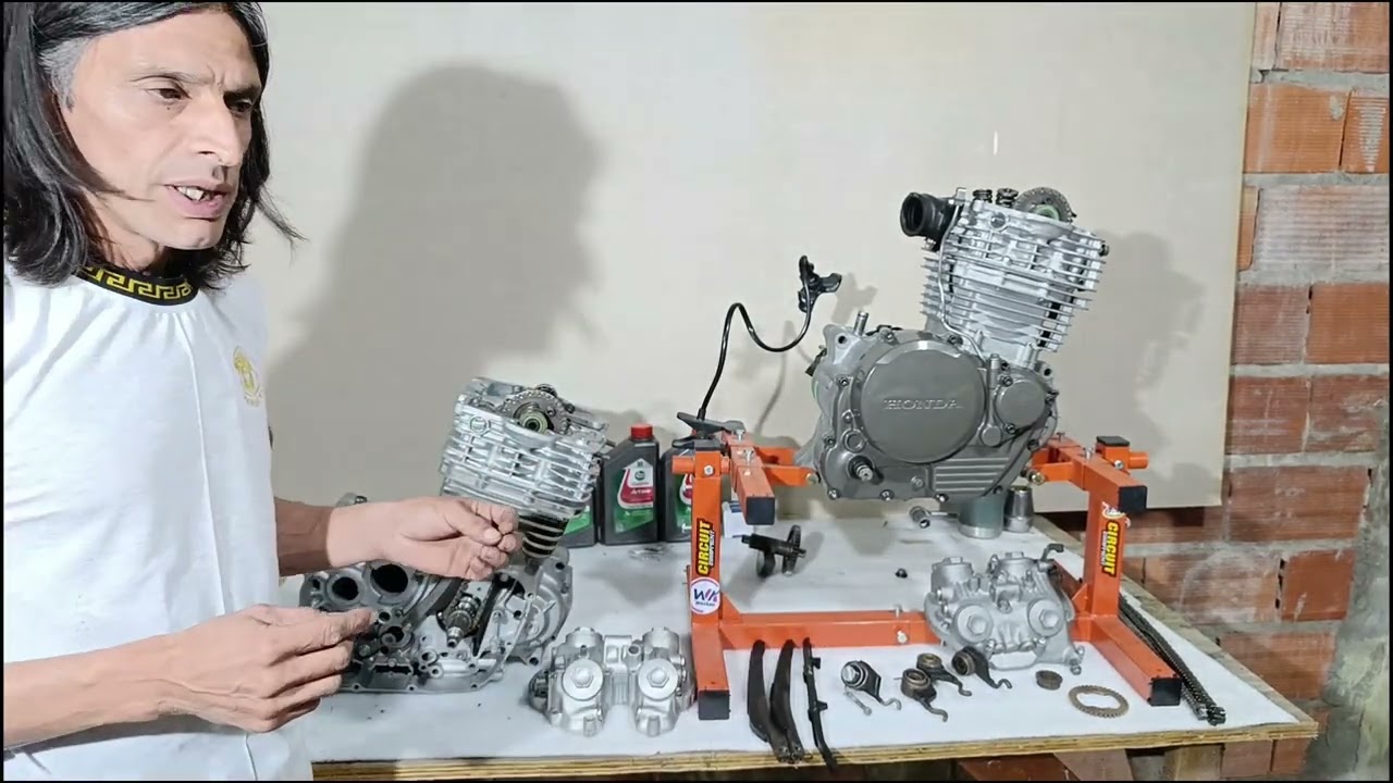 honda xr 600, tensor de cadena  parte 2