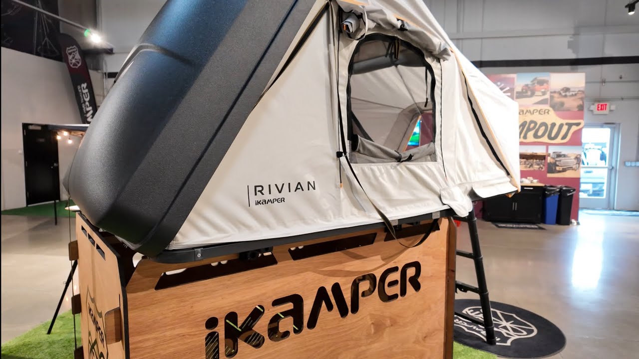 Exclusive @Rivian  x @iKamper  Skycamp Mini walk around!