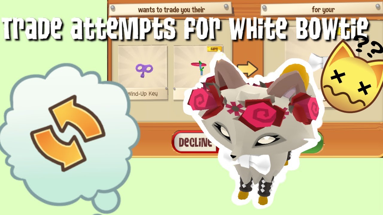 White bow trade attempts! | Aj | Ajpw | trades