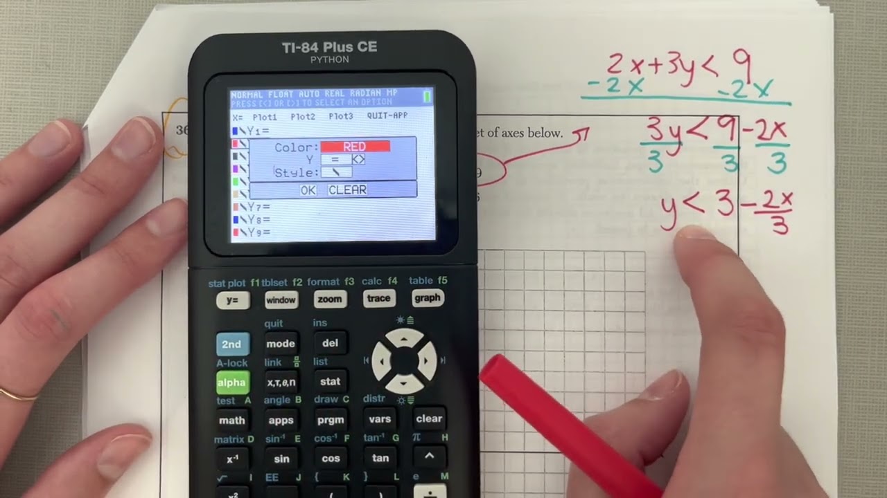 NY Regents Algebra 1 short answer with graphing calculator part 1