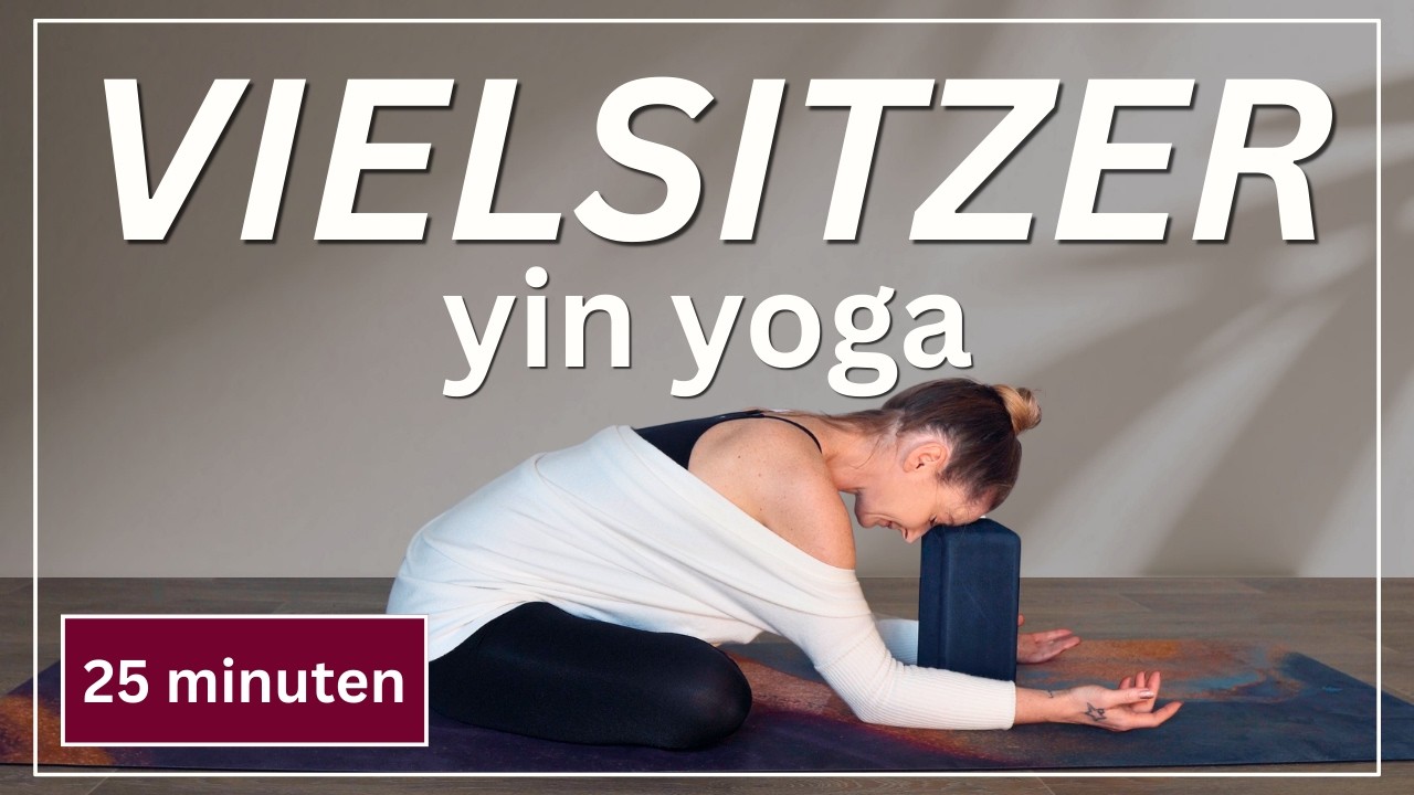 Yin Yoga gegen langes Sitzen 🧘‍♀️ 25 Min Hüftöffnung & Rücken-Release