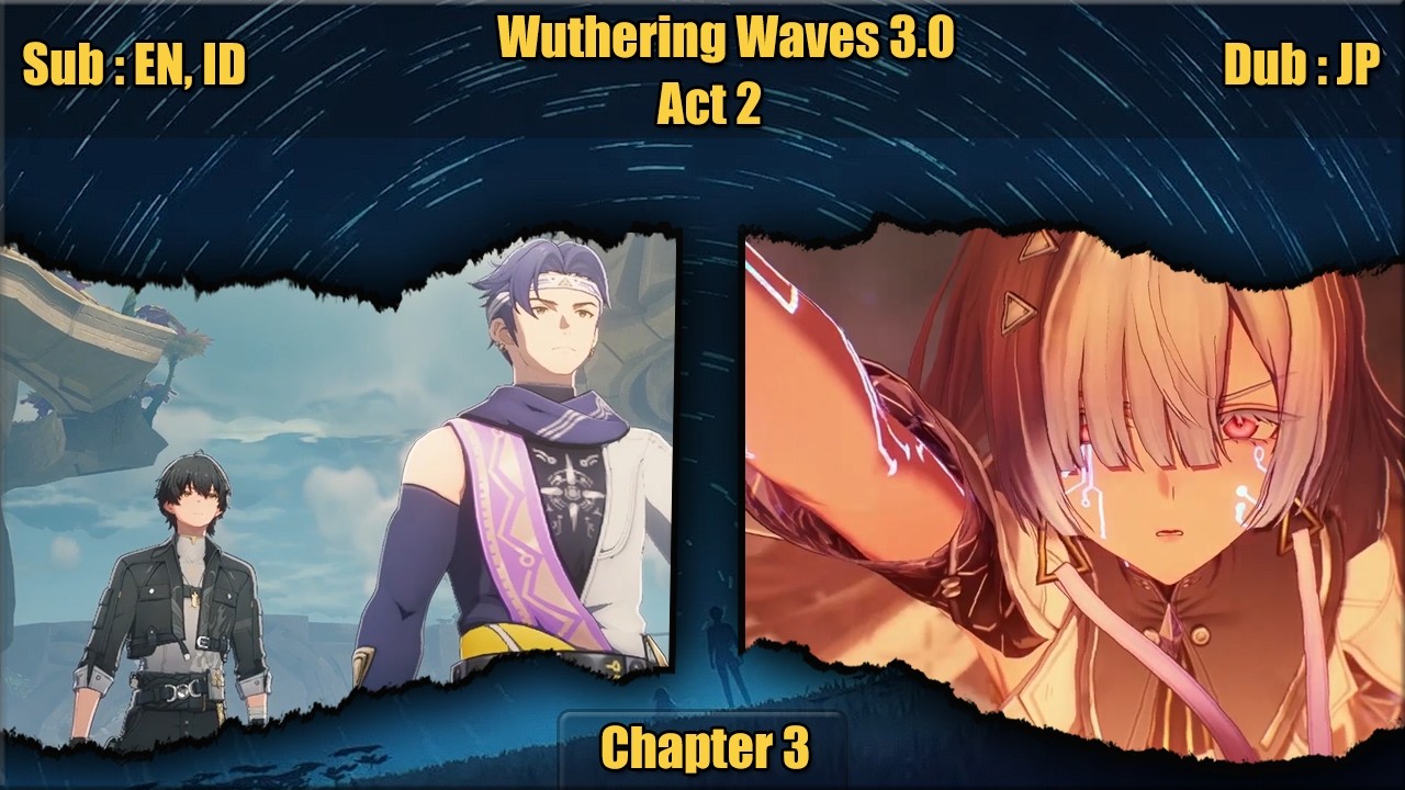 Lahai-Roi Act 2 Cutscenes and Boss Fight | Japanese Dub | Wuthering Waves (3.0)