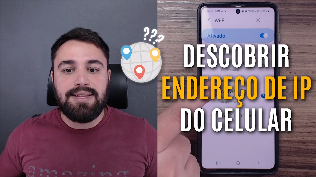 COMO DESCOBRIR O ENDERE&Ccedil;O DE IP DO CELULAR