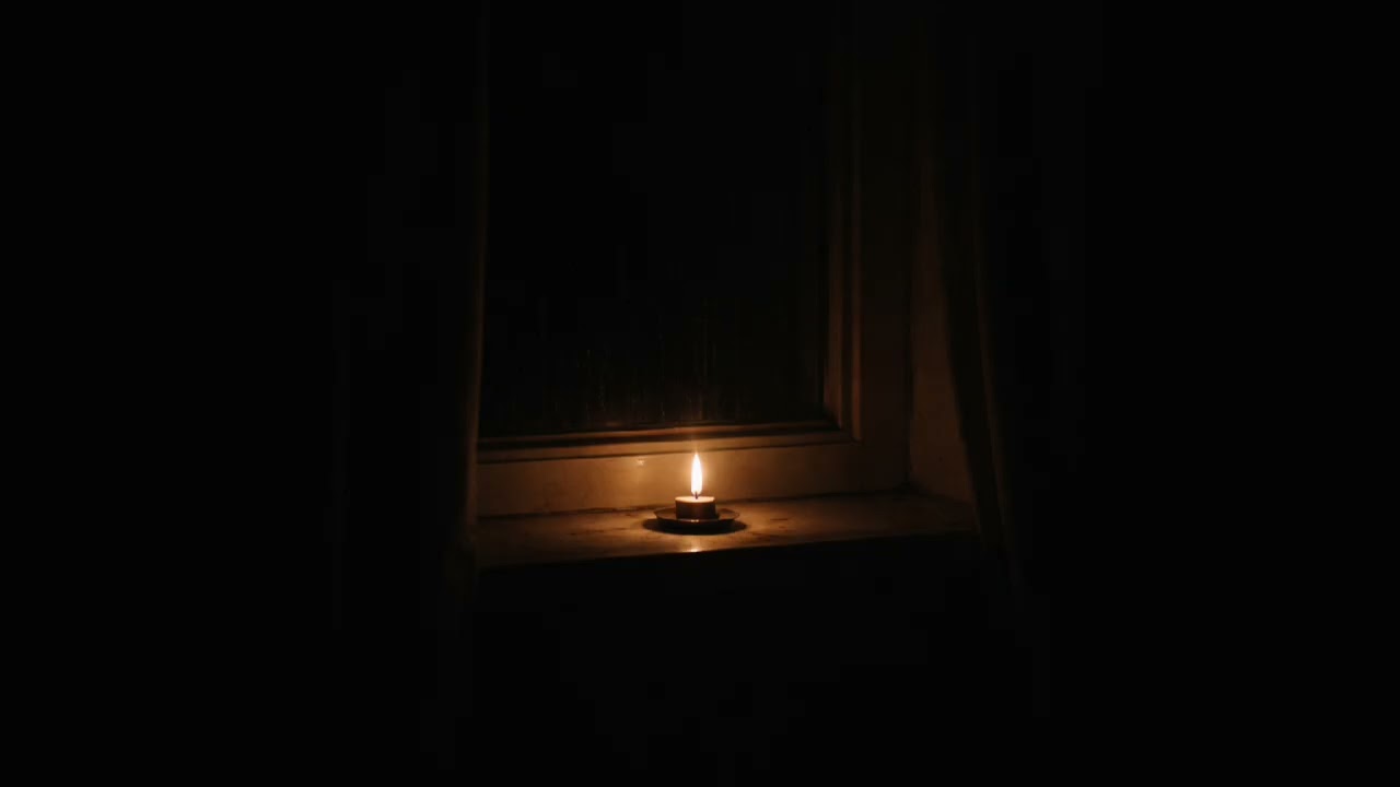 8 Hours of Candle Light in Complete Darkness 🔥 Deep Sleep & Relaxation