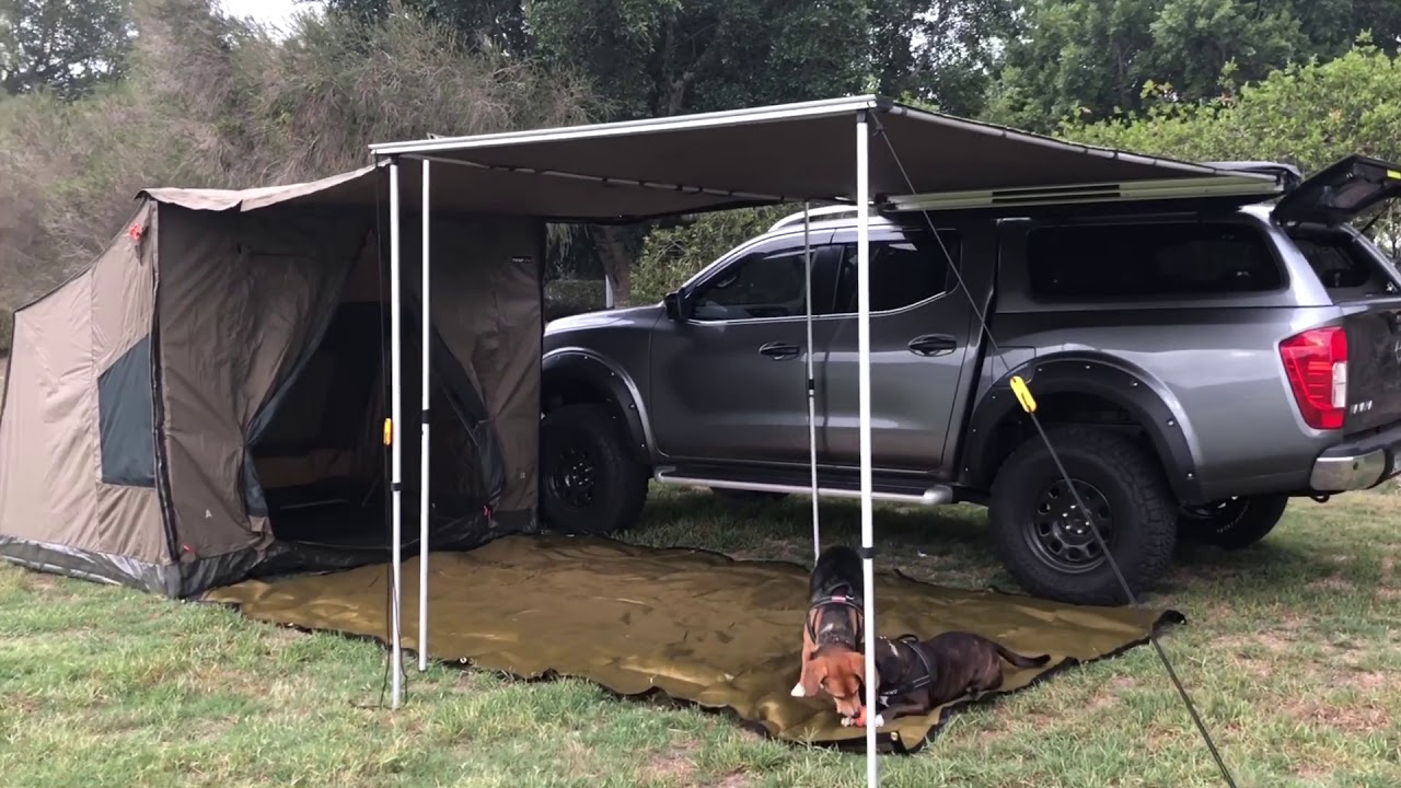 Oztent RV3 & Wanderer Awning Set Up & Walk Through