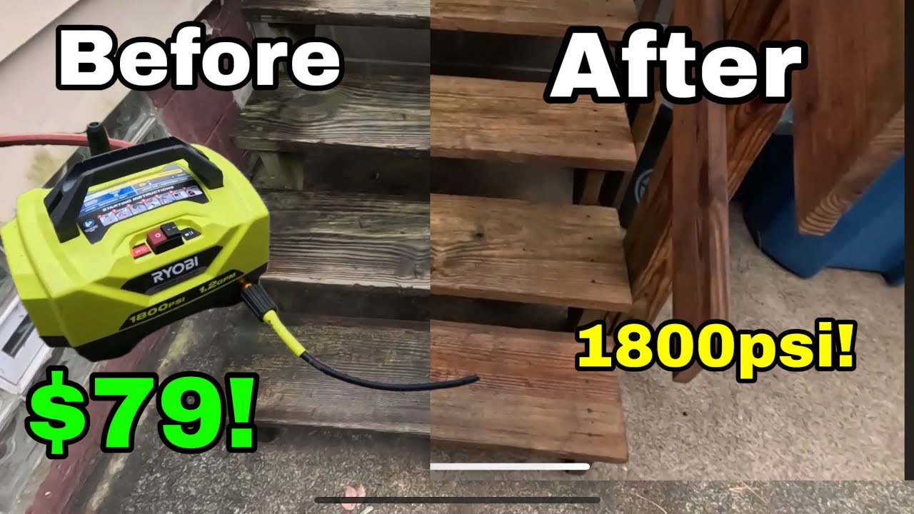 Электрическая мойка высокого давления Ryobi 1800 фунтов на кв. дюйм