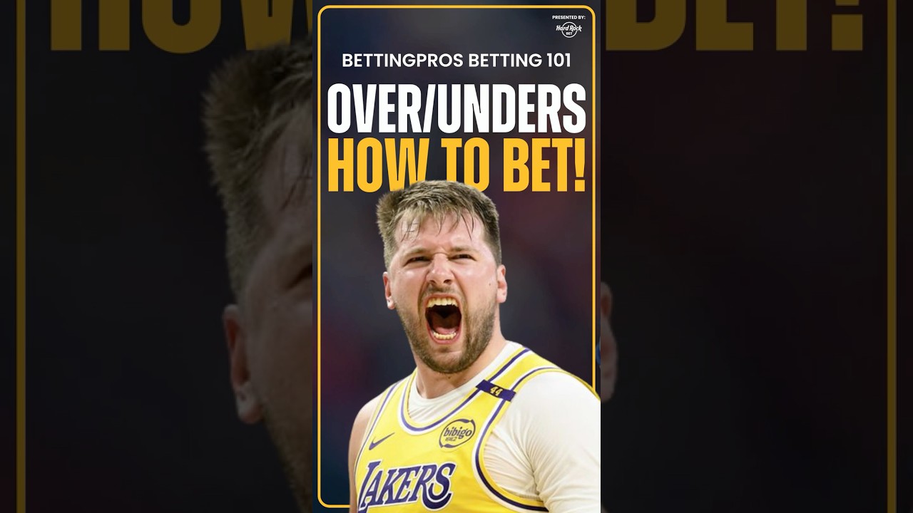 Betting 101: What Is an Over/Under? (Totals Explained in 60 Seconds) #shorts