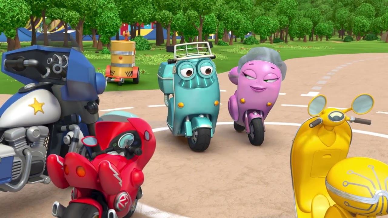 Ricky Zoom | Scootio Changes Lanes | Cartoon for Kids