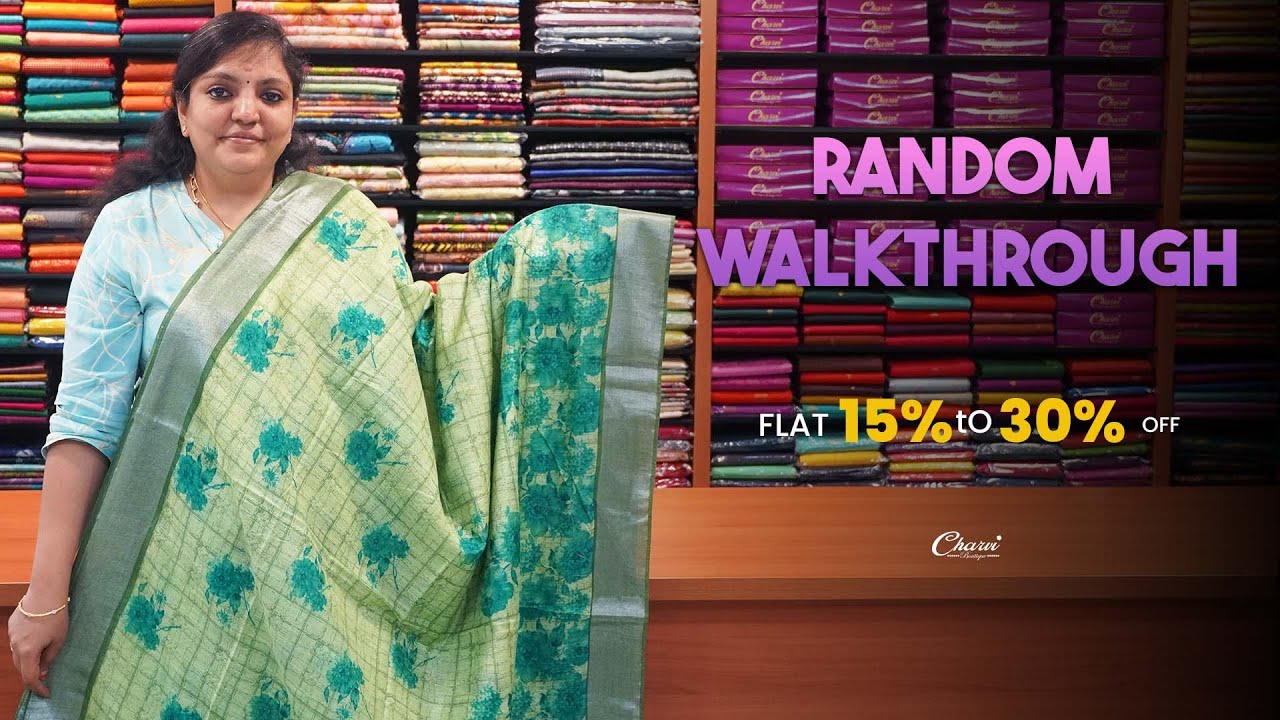 Random WalkThrough🥻| Charvi Boutique | WhatsApp 9791903019 & 7358097969
