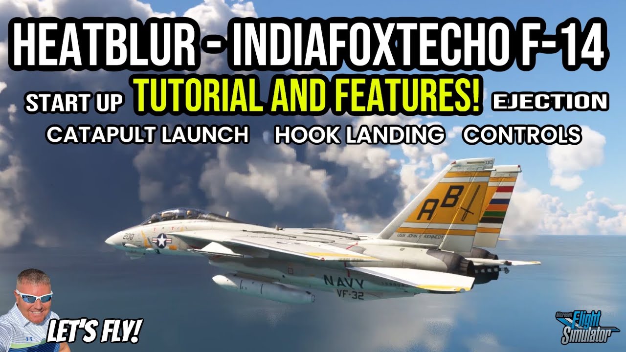 Heatblur - IndiaFoxtEcho F-14 Tomcat Tutorial And Features! Cold Start! MSFS2020 Xbox