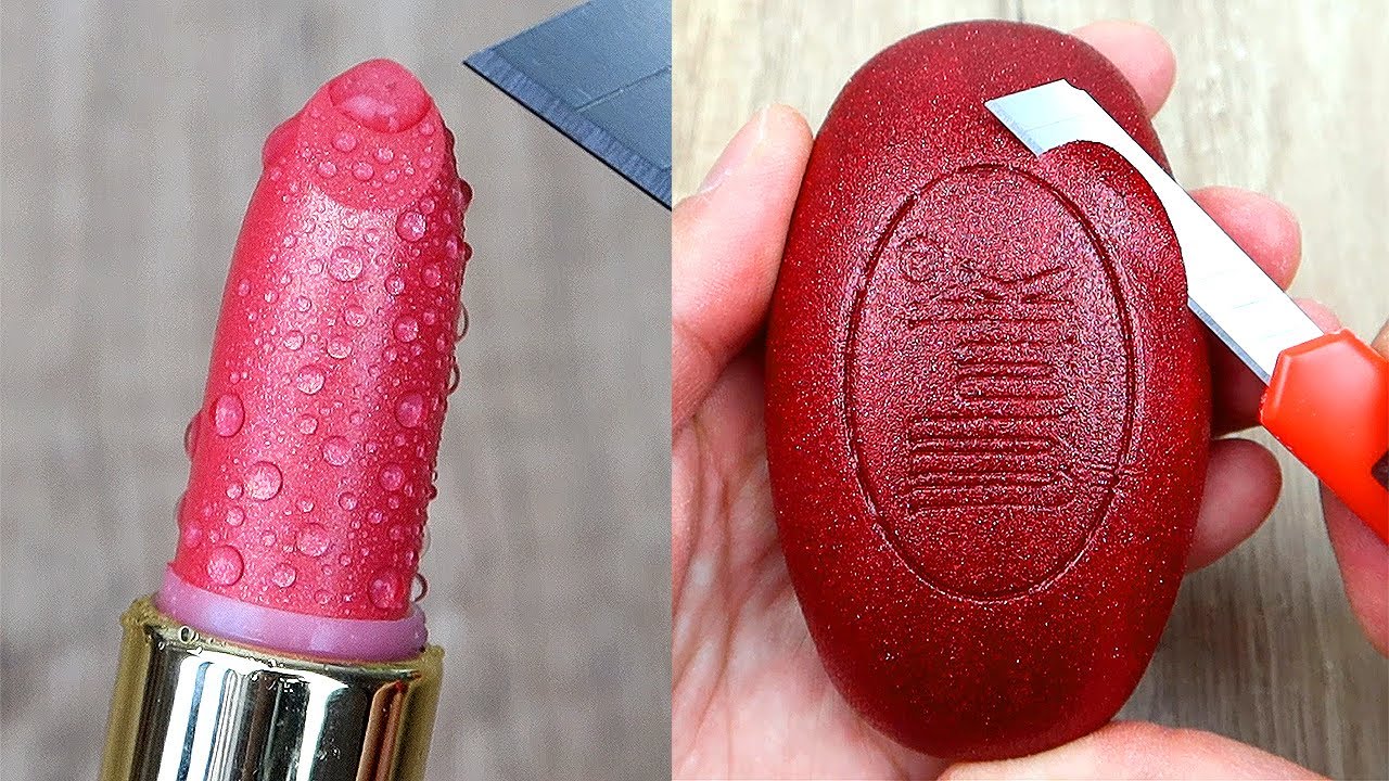 Relaxing Soap Carving ASMR. Satisfying Soap Cutting. Jabón Relajante Tallado. Corte de jabón - 204