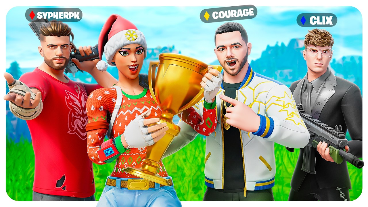 Jugu&eacute; en un Torneo de SOLO Youtubers! (CourageJD, SypherPK, Clix)