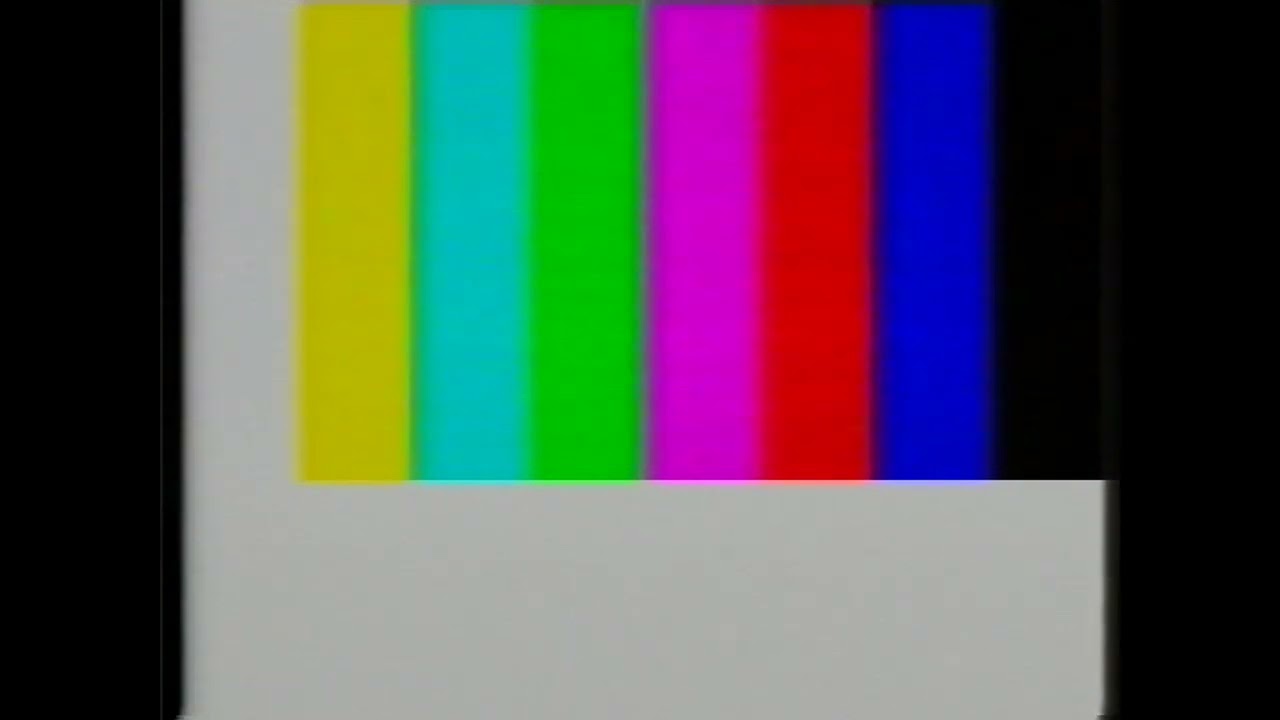 Vintage No signal colored bars on TV - Original VHS tape - VFX for video Editing #meme #VFX
