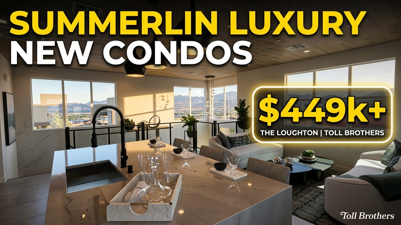 New Luxury Condos for Sale Summerlin Las Vegas | The Loughton by Toll Brothers - $509k+