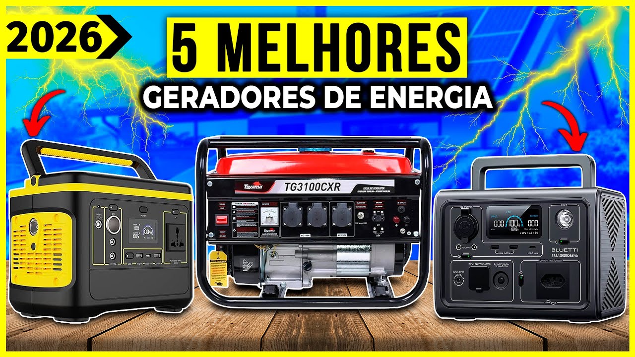 Os 5 Melhores Gerador De Energia/ Geradores Em 2026!