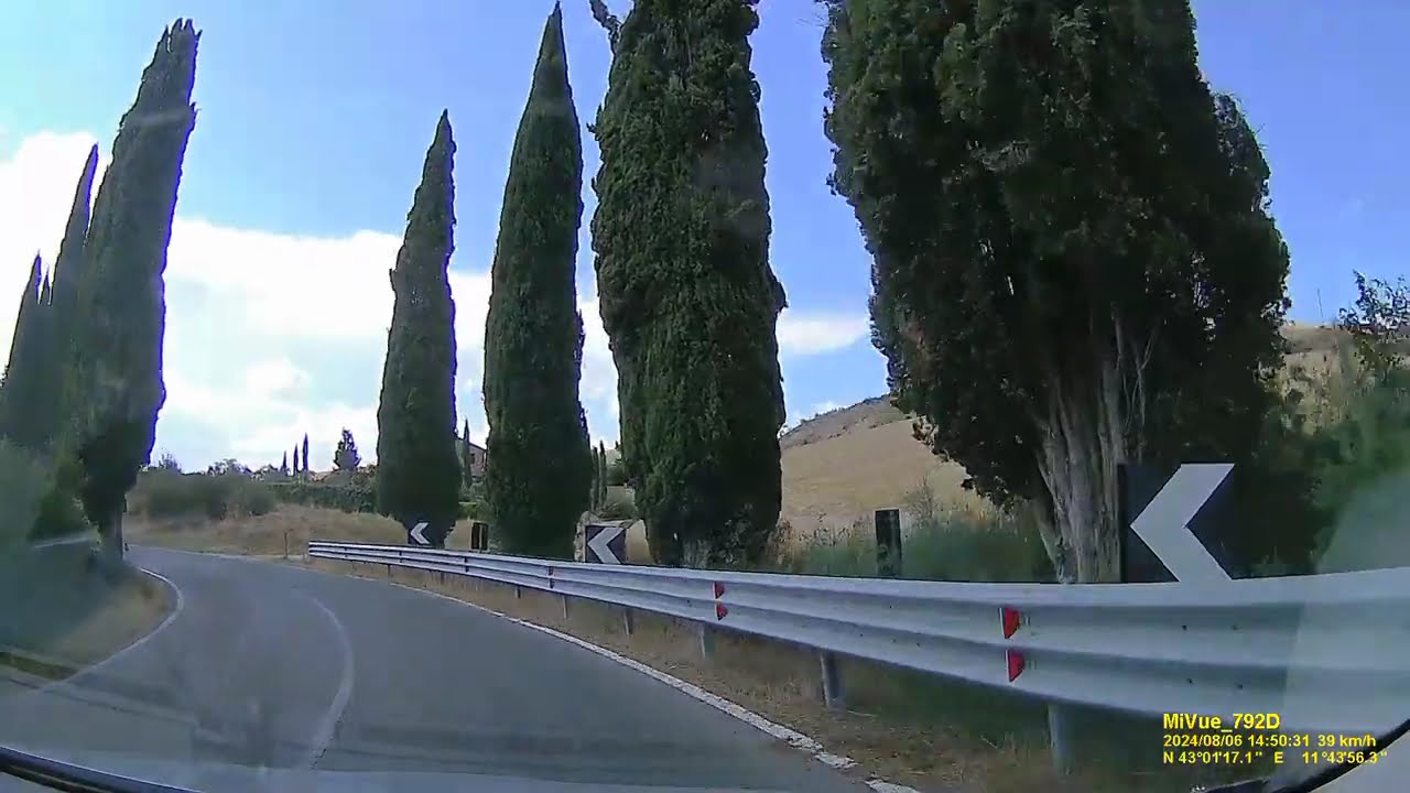 Cyprysowa droga z La Foce