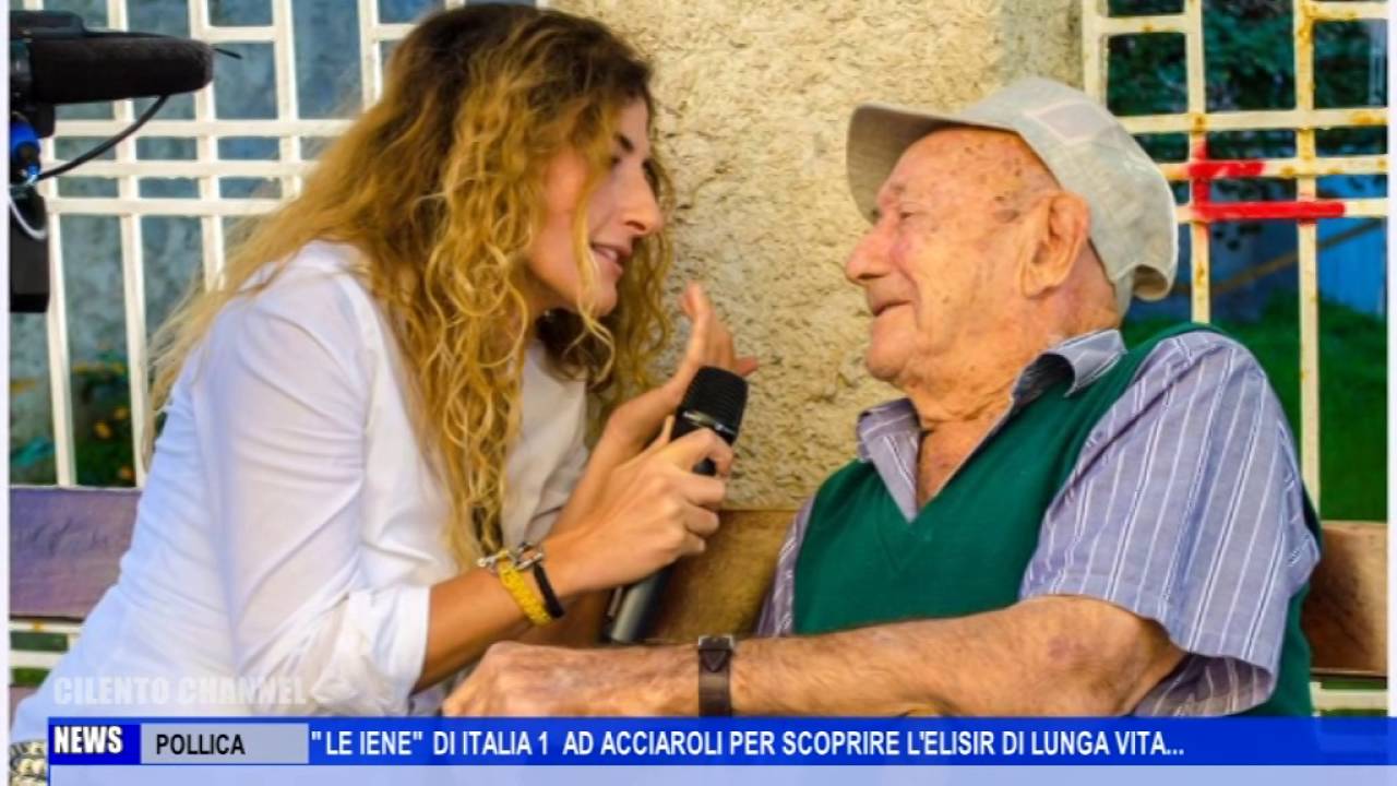 POLLICA LE IENE DI ITALIA 1 AD ACCIAROLI PER SCOPRIRE L'ELISIR DI LUNGA VITA