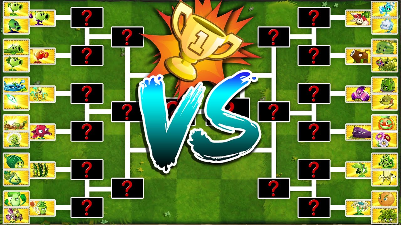 PVZ 2 BIG Tournament - Who Will Win? - Plant vs Plant Challenge