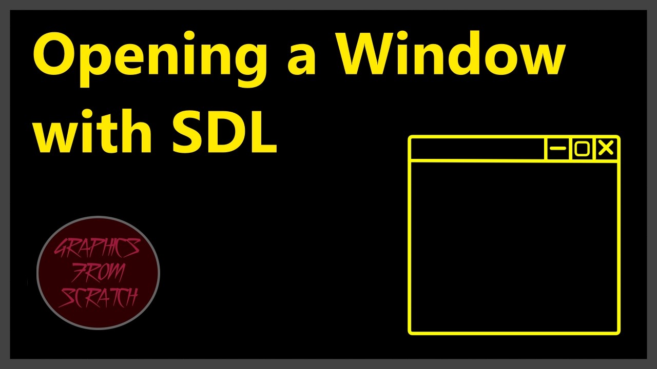 Creating a Window with SDL in Visual Studio | Graphics From Scratch