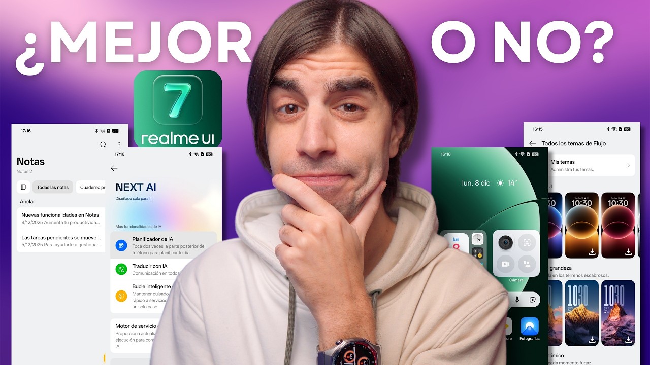 RealmeUI 7.0: ¿Es BUENA actualización? Novedades, IA y nuevo diseño Light Glass🔥
