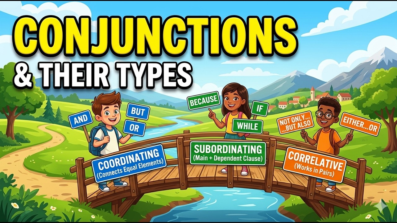 Conjunctions in English Grammar | Types of Conjunctions with Easy Examples