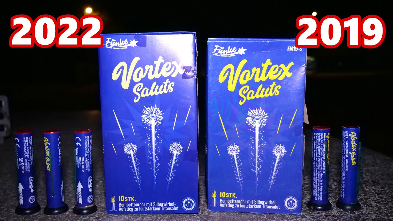 FUNKE VORTEX SALUT 2019 vs 2022  [𝟰𝗞] | JJFireworks