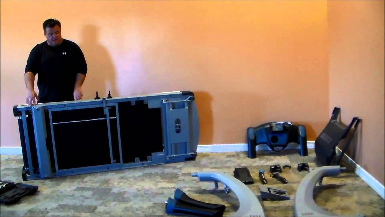 True ES 900 Treadmill Assembly Instructions Part 2 - Decline Foot Installation