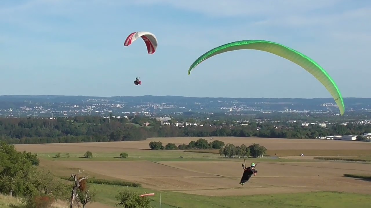 Übungshang Rodenbach im September 2025 | Gleitschirm Fliegen + Groundhandling Paragliding Soaren UL