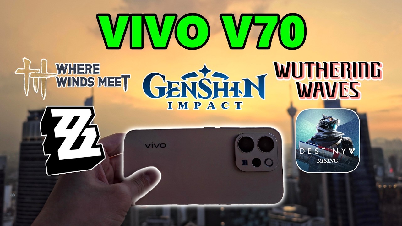 Gaming test - vivo V70 with Snapdragon 7 Gen 4!