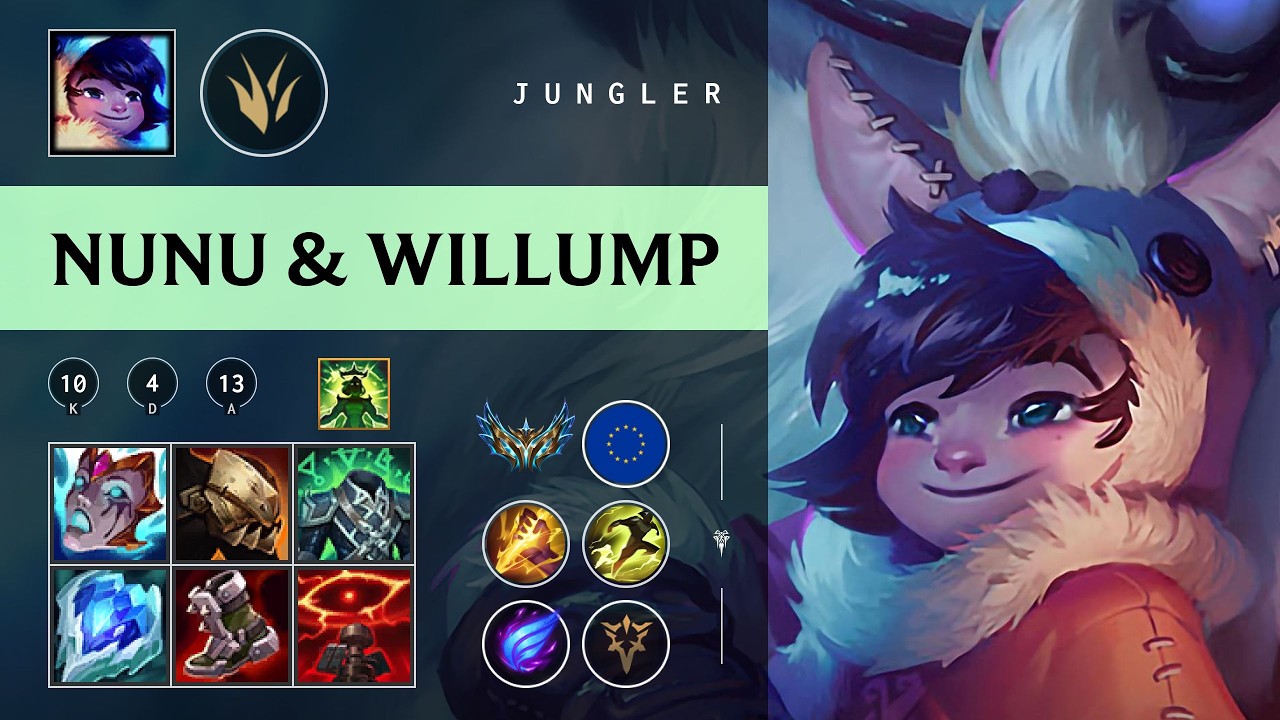 Nunu & Willump Jungle vs Zaahen - EUW Challenger Patch 26.05