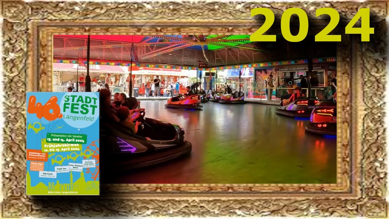 Autoscooter Drive In | Schmidt | Stadtfest Langenfeld | incl. Frühjahrskirmes | 13. April 2024