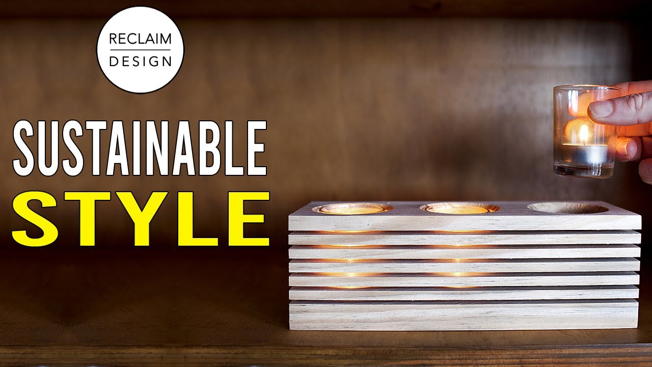 Turn Waste into Wonder » Stylish DIY Pallet Tealight Holder in 12 Minutes
