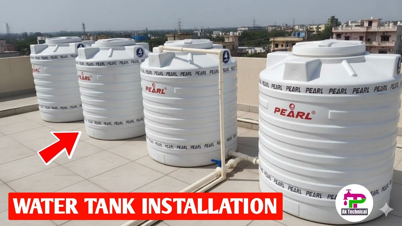  Top 10 plumbing.एक 1000 लीटर Sintex या Supreme Triple/Four Layer.