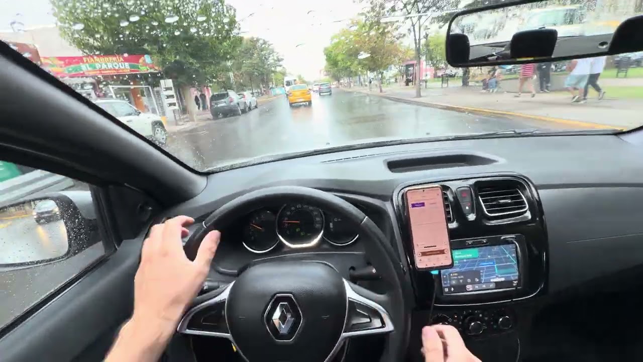 Lluvia y conducción 