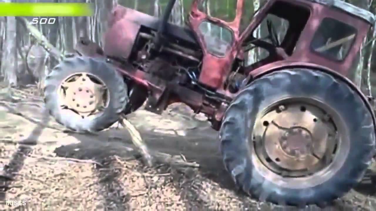 Crazy Russian tractor drivers