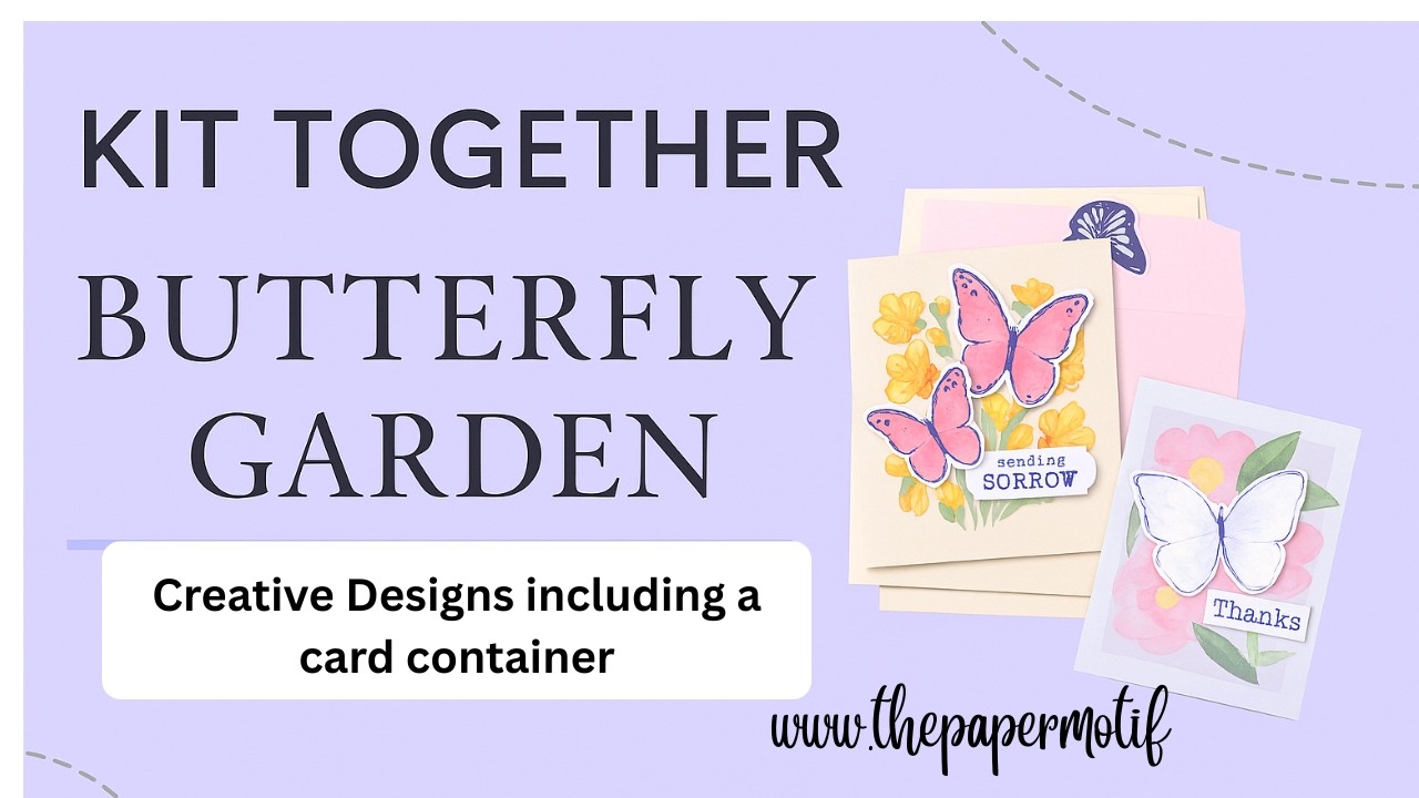 Butterfly Garden Kit - 5 Alternative Designs + Card Holder