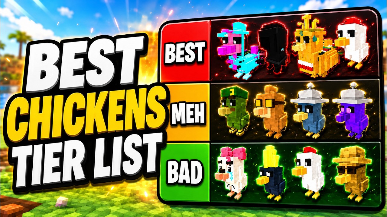 *НОВЫЙ* ТИР-ЛИСТ ЛУЧШИХ КУРИЦ в Grow a Chicken Fighter! Roblox