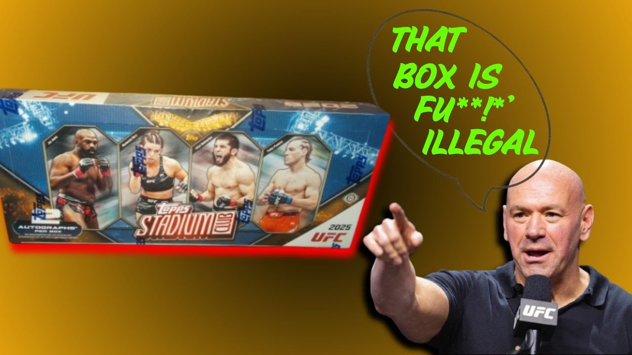 2025 Topps UFC Stadium Club Hobby Box REVIEW