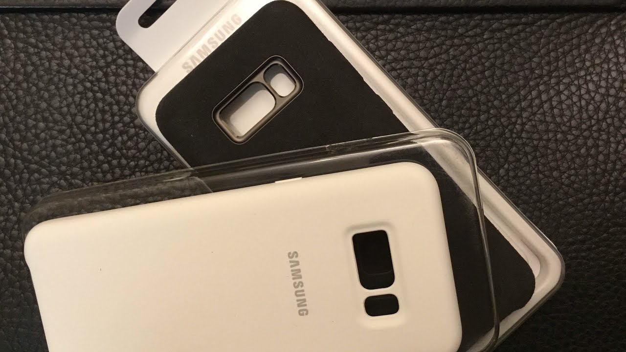 Samsung Galaxy S8+ OEM Case Competition! Alcantara Vs Silicone