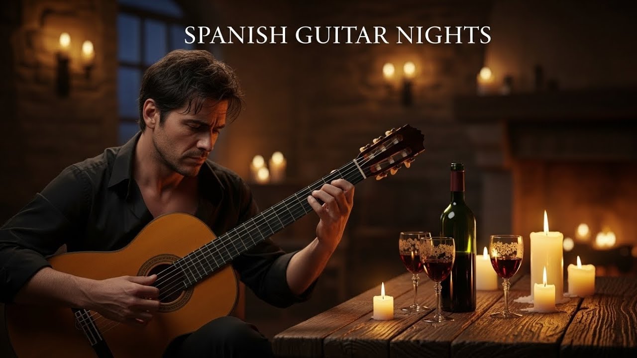 Spanish Guitar Sunset Vibes | Emotional Flamenco Rumba for Quiet Evenings
