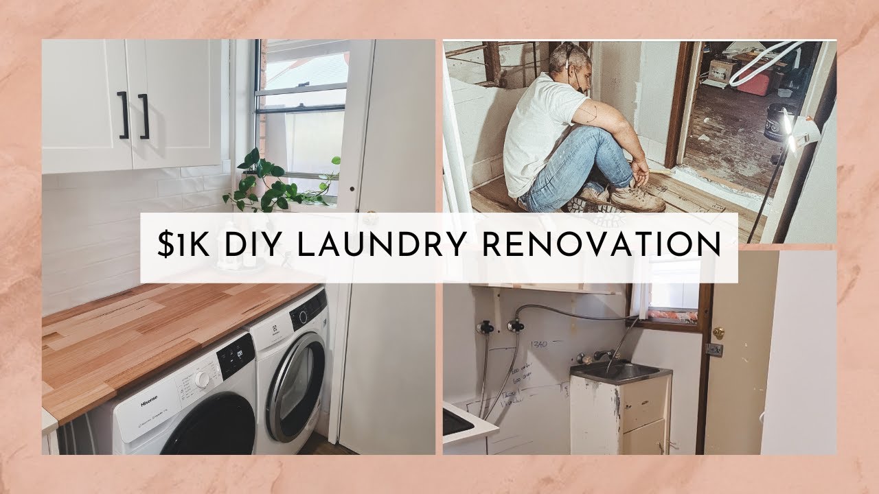 1K DIY Laundry Renovation