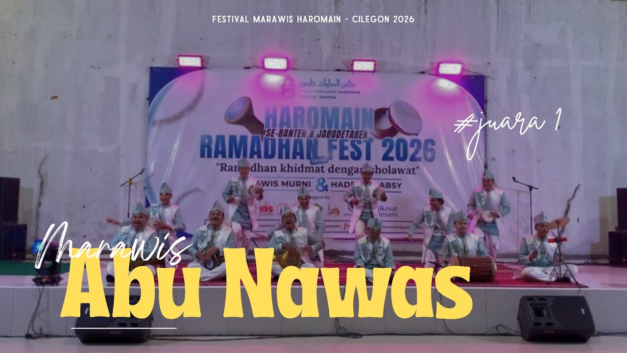 Wow‼️ Marawis Abu Nawas Ft Bang Iman - Festival Marawis Haromain, Cilegon 2026