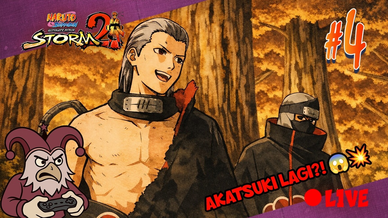 🔴MELAWAN AKATSUKI LAGI?!😱 Saatnya Shikamaru Bertindak!! | Live Naruto STORM 2 Indonesia #4