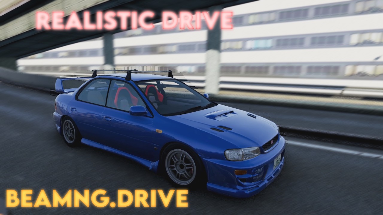 300+ HP WRX on Shutoku | BeamNG Drive
