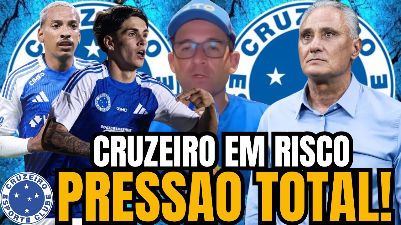 🦊SamucaTV ALERTA🚨Tite na corda bamba e a sombra do Jardim no Cruzeiro