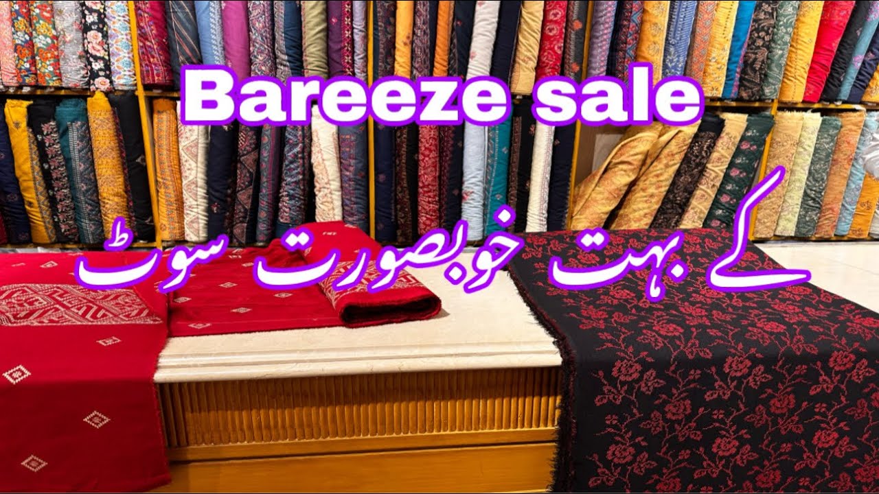Bareeze end of season winter sale