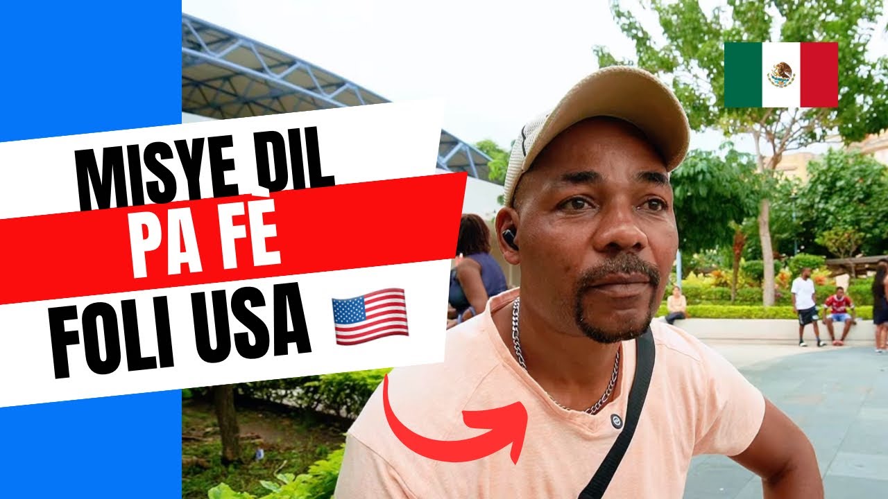 Misye gen 4 ans Méxique 🇲🇽✈️  li dil pa fè foli pou USA 🇺🇸