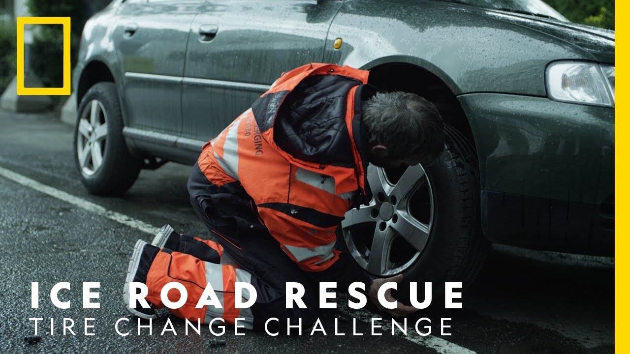 Ice Road Rescue - Tire Change Challenge | National Geographic Nordic