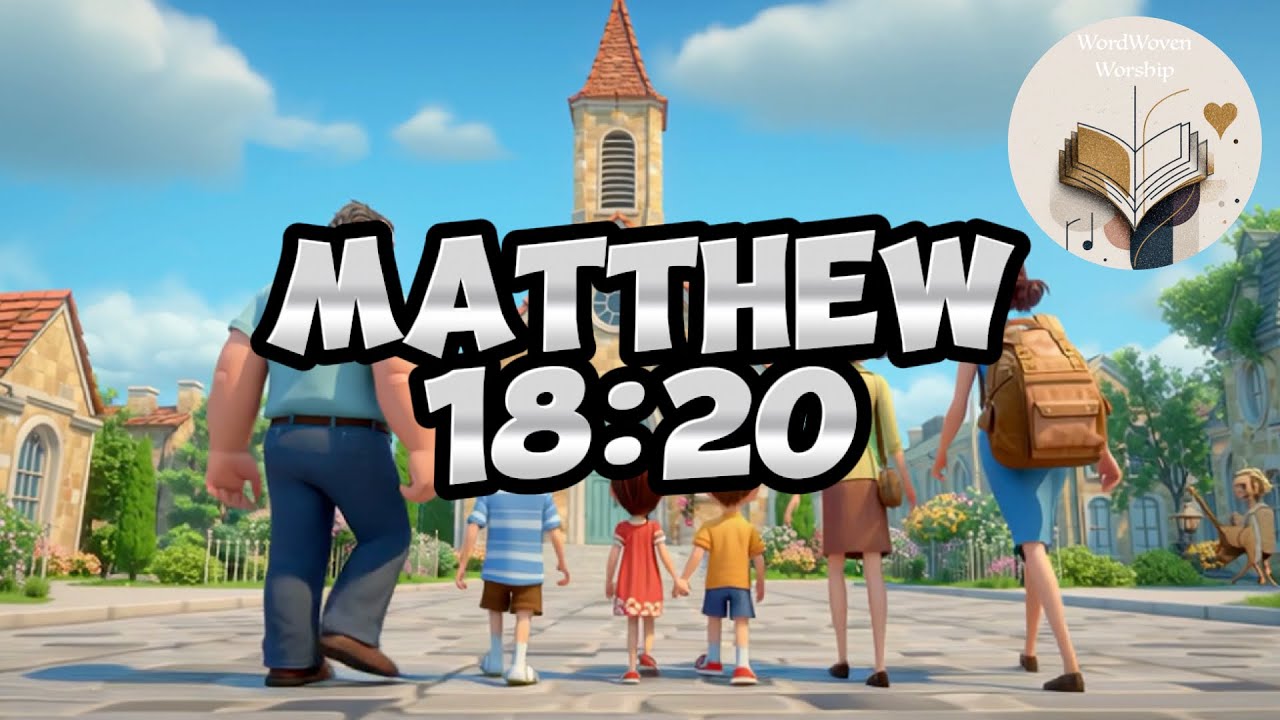 Sing-Along Bible Verse: Matthew 18:20 (Fellowship) - ANIMATED